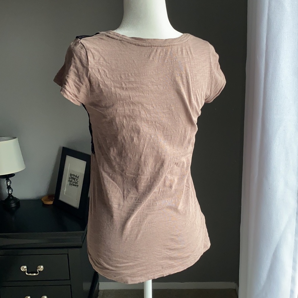 LOFT Lace Tee (Size Small) - Picture 3 of 5